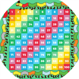 Tuff Tray Mini Mat 1-100 Number Grid