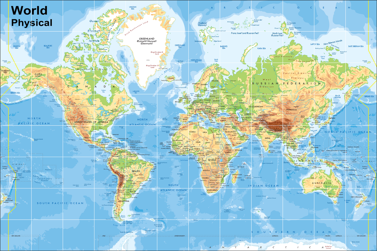 World Map Bee-Bot Mat – Tiger Moon