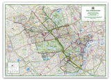 City of Westminster London Borough Map Mounted Board