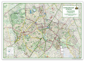 Merton London Borough Map