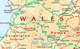 Wales and Midlands Map