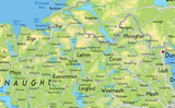Ireland Physical Map