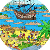 This bundle of four mats is ideal for use with a Tuff Tray. They're perfect for individual or small group play. The trays enable children to add water, toys, sand, pebbles and leaves to create interesting small environments.  Included in this bundle is:      Building Site     Pirate Scene     Pirate Island     Space Station
