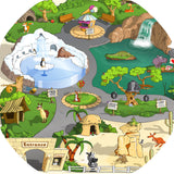 Alphabet Zoo Scene Mini Tuff Tray Mat Insert