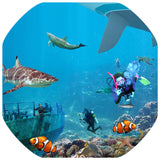 The Under Water World mat is ideal for use with a Tuff Tray. Spot and name the sealife and add your own water and aquatic toys for more fun! Dive among the coral reef with the fish. Ideal for imaginative and messy play for individuals and small groups. Designed to fit in the Tuff Tray or the Tuff Spot.