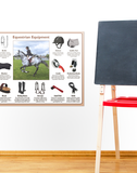 Equestrian Equipment Poster