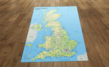 This detailed map of the United Kingdom is suitable for use with programmable floor robots such as Bee-Bots. It features a 15 cm grid overlay with place names and can be used on the floor individually or as a group in the classroom.  120 x 180 cm  A Bee-Bot is a small programmable robot which introduces children to the concept of teaching directional language and creating simple programs. Children can develop, test, debug and retest sequences of code to reach their aims. 