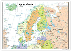 Northern Europe Political Map
