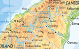 New Zealand Physical Map