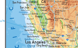 USA Physical Map