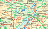 Wales and Midlands Map