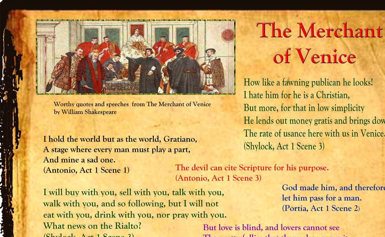 Merchant Quotes Merchant Of Venice Court Scene Quotes The Merchant Of Venice Full Text