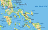 Philippines Physical Map