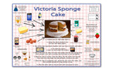 Simple Recipes For Children Poster Set - Shepherd's Pie, Spaghetti Bolognese. Victoria Sponge