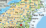 USA Physical Map