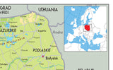 Poland Physical Map