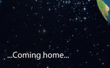 Space Coming Home Rocket Spaceship Scene Backdrop