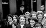 WW2 Evacuees arriving by Train Backdrop