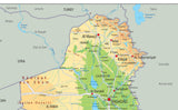 Iraq Physical Map