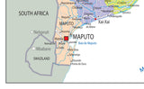 Mozambique Political Map