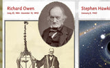Famous British Scientists Poster