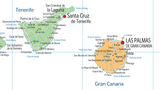Canary Islands Political Map
