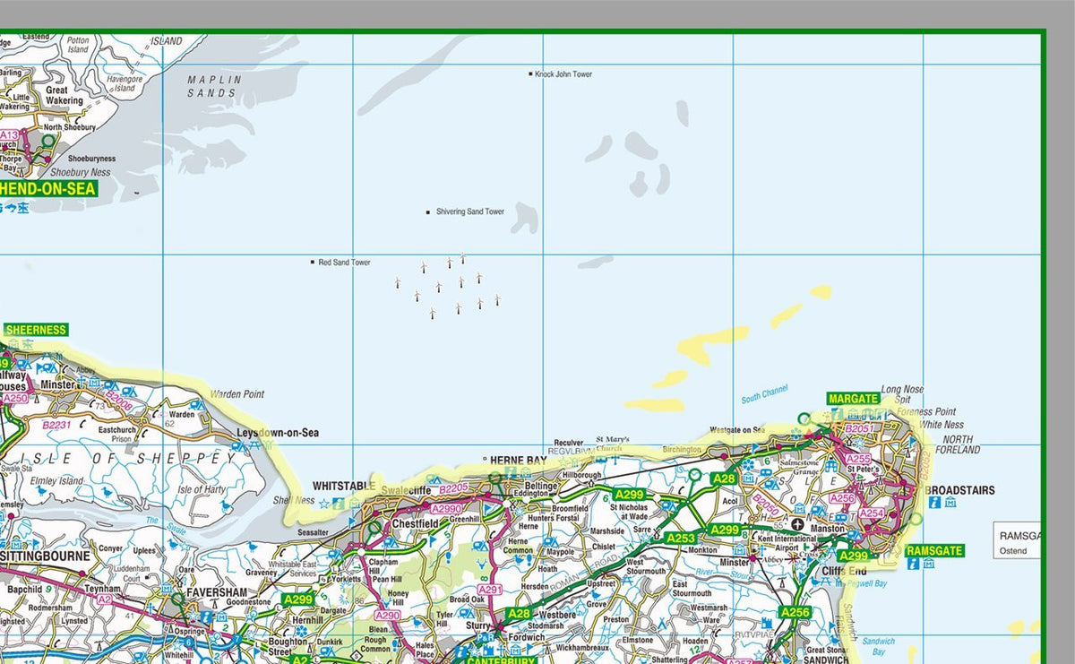 Kent County Map – Tiger Moon