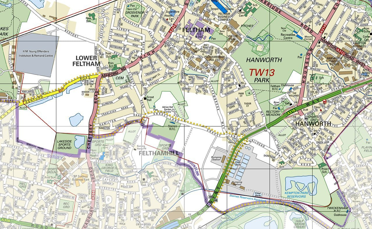Hounslow Postcode Hounslow London Borough Map – Tiger Moon