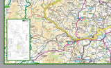 map of Shropshire, a county in England, UK. This map covers the county town of Shrewsbury and: Telford Wellington Dawley Madeley Oswestry Bridgnorth Ludlow Whitchurch Newport Market Drayton