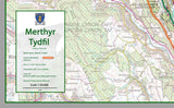 Merthyr Tydfil County Map