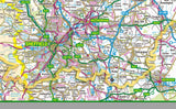 map of South Yorkshire, a county in England, UK. This map covers the City of Sheffield and towns: Askern Barnsley Bawtry Brierley Conisbrough Dinnington South Yorkshire Doncaster Edlington Hoyland Maltby Mexborough Penistone Rotherham Sheffield Stainforth Stocksbridge Swinton Thorne Tickhill Wath upon Dearne Wombwell