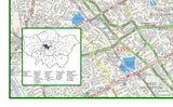 City of Westminster London Borough Map Mounted Board