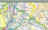 Lancashire, a ceremonial county in the East of England, UK. This map covers the towns Preston Blackburn Accrington Burnley Nelson Colne Leyland Chorley Lancaster Morecambe