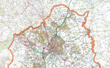 Wrexham County Map