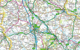1:100,000 detailed map of Staffordshire, a county in the Midlands of England, UK. This map covers the two cities of Stoke-on-Trent & Lichfield and towns: Kidsgrove Tamworth Stafford Cannock Newcastle-under-Lyme Rugeley and the Districts/Boroughs of: Cannock Chase Lichfield South Staffordshire Staffordshire Moorlands East Staffordshire Newcastle-under-Lyme Stafford Tamworth