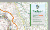 Torfaen County Map