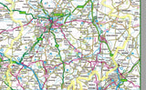  Bedfordshire, a county in the East of England, UK.  This map covers the towns      Luton     Bedford          Dunstable     Leighton Buzzard     Kempston     Houghton Regis     Biggleswade     Flitwick     Sandy     Ampthill   and Bedfordshire's three unitary authorities      Bedford     Central Bedfordshire     Luton