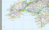  Cornwall, a county in England, UK.  This map covers the city of Truro and:      Land's End     Lizard Point     Bude     Boscastle     Saltash     Newquay     St Austell     Penzance     St Ives