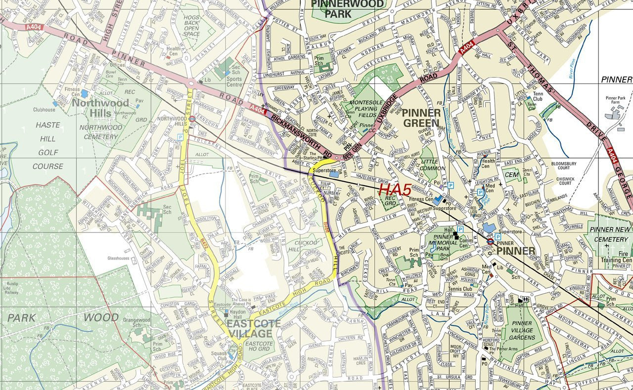 Local Harrow Map Harrow London Borough Map – Tiger Moon