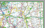 Nottinghamshire, a county in the Midlands of England, UK.  This map covers the City of Nottingham and towns:   Newark  Retford  Mansfield  Beeston  Southwell  Worksop  and the Boroughs of:   Ashfield Bassetlaw Broxtowe Gedling Rushcliffe Mansfield Newark & Sherwood
