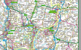   1:100,000 detailed map of Hertfordshire, a county in England, UK.  This map covers the city of St Albans and      Hemel Hempstead     Stevenage     Watford     Welwyn Garden City     Cheshunt  and the districts          North Hertfordshire         Stevenage         East Hertfordshire         Dacorum         City of St Albans         Welwyn Hatfield         Broxbourne         Three Rivers         Watford         Hertsmere