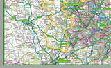 1:100,000 detailed map of Staffordshire, a county in the Midlands of England, UK. This map covers the two cities of Stoke-on-Trent & Lichfield and towns: Kidsgrove Tamworth Stafford Cannock Newcastle-under-Lyme Rugeley and the Districts/Boroughs of: Cannock Chase Lichfield South Staffordshire Staffordshire Moorlands East Staffordshire Newcastle-under-Lyme Stafford Tamworth