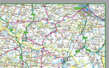 map of East Sussex, England, UK.  This map covers the towns      Battle     Brighton     Crowborough     Eastbourne‎     Hailsham‎     Hastings     Heathfield     Hove     Lewes     Newhaven     Rye     Seaford     Uckfield‎     Wadhurst‎     Winchelsea
