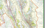 Blaenau Gwent County Map