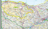 map of Somerset, a county in England, UK.  This map covers the towns:      Bath     Weston-super-Mare     Taunton     Yeovil     Bridgwater     Frome     Portishead     Burnham-on-Sea/Highbridge     Clevedon     Nailsea