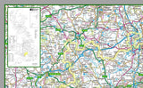 Map of Gloucestershire, a county in England, UK. This map covers the city of Gloucester and the towns:  Cheltenham, Kingswood,Filton, Stroud, Yate, Tewkesbury & Cirencester.