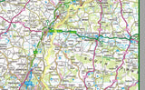 Detailed map of Hampshire, a county in England, UK. This map covers the cities of Winchester, Southampton and Portmouth and the towns Basingstoke, Eastleigh, Gosport, Farnborough, Andover, Aldershot, Horndean and Havant.