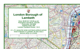 Lambeth London Borough Map