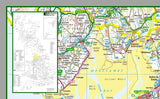 Lancashire, a ceremonial county in the East of England, UK. This map covers the towns Preston Blackburn Accrington Burnley Nelson Colne Leyland Chorley Lancaster Morecambe