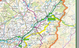 Carmarthenshire County Map